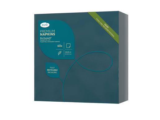 Bio Dunisoft® Napkin 40 x 40 cm Ocean Teal